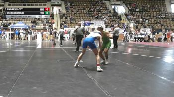 5A 144 lbs Cons. Round 2 - Andrew Lott, Beauregard HS vs John Germain, Vigor High School