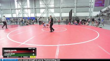 49 lbs Quarterfinal - Mason Maciel, Moses Lake WC vs Logan Burt, Buzzsaw WC