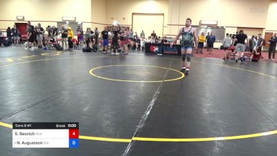 88 kg Cons 8 #1 - Stephen Beovich, New Jersey vs Nathaniel Augustson, 505 Wrestling Club