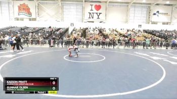 47 lbs Cons. Semi - Gunnar Olsen, Proper-ly Trained vs Kaeson Pratt, Journeymen Wrestling Club