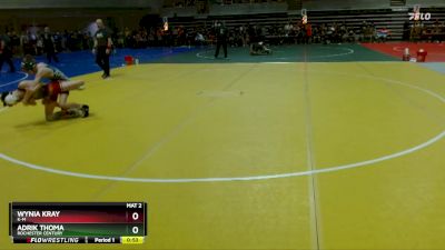 108 lbs Cons. Round 2 - Adrik Thoma, Rochester Century vs Wynia Kray, K-M