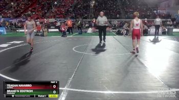 5A 98 lbs Champ. Round 1 - Teagan Navarro, Nampa vs Brand`n Edstrom, Madison