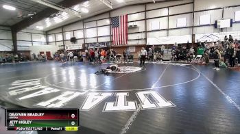 74 lbs Champ. Round 2 - Jett Higley, JWC vs Drayven Bradley, Uintah