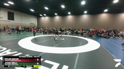 139-144 lbs Round 1 - Dylan Keeler, Wildcat Wrestling Club vs Ayden Bielli, Bar None Wrestling