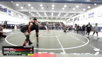 175 lbs Quarterfinal - Daniel Nafeh, Beverly Hills High School Wres vs Ryder Cole, Costa Training Center