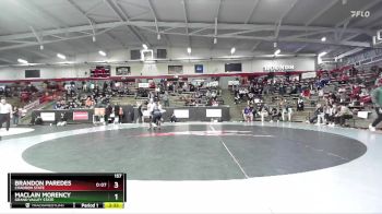 157 lbs Cons. Round 2 - Brandon Paredes, Chadron State vs Maclain Morency, Grand Valley State