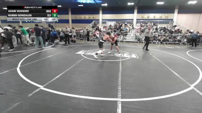 144 lbs Consolation - Adam Vasquez, Rough House vs Ruben Gonzales, Silverback WC