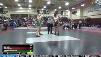 220 lbs Round 2 - Barrett Muller, Osage vs Tui Nai, Waterloo East