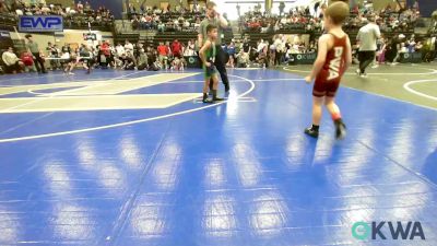 49 lbs Consi Of 8 #2 - Jasper McKisson, Perry Wrestling Academy vs Jose Rosas Jr., OKC Saints Wrestling