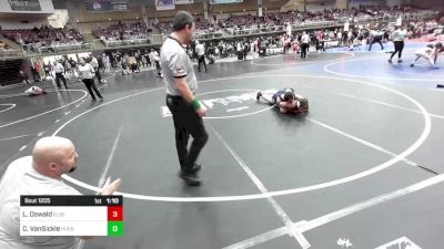 146 lbs Rr Rnd 1 - Lucas Oswald, Elbert County Wranglers vs Connor VanSickle, Pueblo West Storm