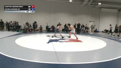71 kg Cons. Rd Of 32 - Sawyer Greenstreet, Cornerstone Mat Club vs Jacob Lootans Jr., Weigh In Club