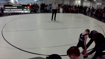 1 lbs Round 1 - Hudsyn Forbes, Plainview vs Wacey Wasserburger, Midwest Destroyers Wrestling Club