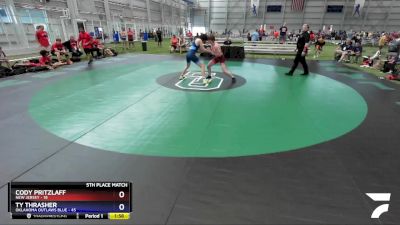 152 lbs Placement Matches (16 Team) - Cody Pritzlaff, New Jersey vs Ty Thrasher, Oklahoma Outlaws Blue