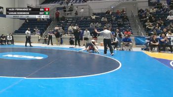 133 lbs 3rd Place Match - Logan Robinson, UNC Pembroke vs Alex Fernandez III, King