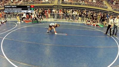56 lbs 3rd Place Match - DaeLynn Hernandez, Sublime Wrestling Academy vs Aubrey Smith, Montrose Elite