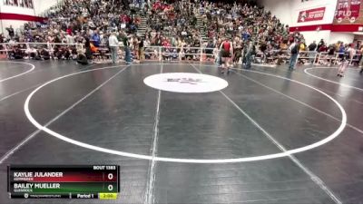 140 lbs Semifinal - Bailey Mueller, Glenrock vs Kaylie Julander, Kemmerer