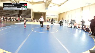 53 lbs Rr Rnd 7 - Joey Stoupakis, Cordoba Trained K3 vs Scarlett McKeown, Mat Assassins Blue