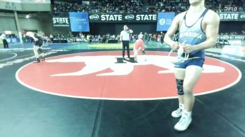 Boys 3A 190 lbs 3rd Place Match - Jaxon Lefler, University vs Luke Sage, Snohomish