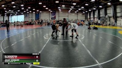 130 lbs Rd# 9- 2:15pm Saturday Final Pool - Adam Vasquez, Rough House vs RJ Whorton, Untouchables