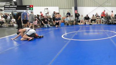 90 lbs Rr Rnd 8 - Chris Sanchez, Outsiders Wrestling Club - K8 vs Cole Kokinda, Dynasty Murder Inc - K8