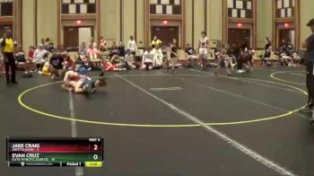 138 lbs Quarterfinals (8 Team) - Jake Craig, Smittys Barn vs Evan Cruz, Elite Athletic Club DZ