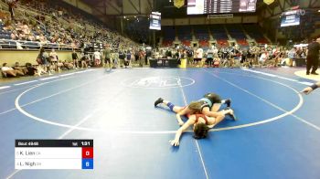 94 lbs Quarters - Kiana Lien, CA vs Libertie Nigh, OH