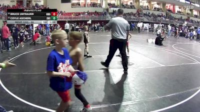 56 lbs Cons. Round 2 - Coyle Ascherl, Scottsbluff Wrestling Club vs Bruce Untrauer, MWC Wrestling Academy