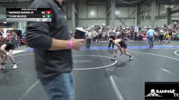 120 lbs Champ. Round 1 - Tyler McAtee, Girard Matside vs Madison Burkes Jr, MAC