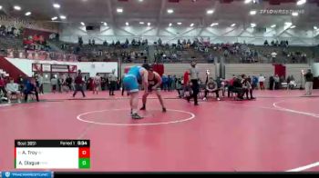 220 lbs Cons. Round 5 - Andrew Troy, Bishop Chatard vs Aidan Olague, Hobart