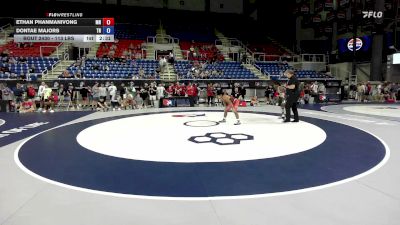 113 lbs Cons. Sub-rd Of 32 - Ethan Phanmanivong, MN vs Dontae Majors, TN