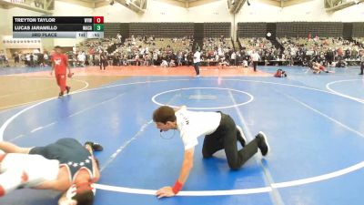 101-I2 lbs 3rd Place - Treyton Taylor, Wyoming Valley West vs Lucas Jaramillo, MacArthur
