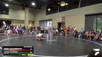 100 lbs Quarters & Wb (16 Team) - Henry Golembrewski, Alabama Elite Black vs Ethan Halstead, RWA