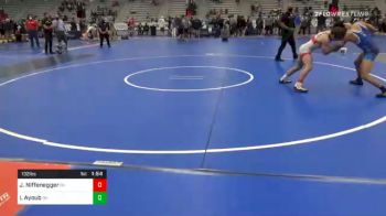 132 lbs Semifinal - Jake Niffenegger, OH vs Ismael Ayoub, OH