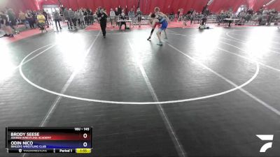 145 lbs Cons. Round 3 - Brody Seese, Askren Wrestling Academy vs Odin Nico, Ringers Wrestling Club