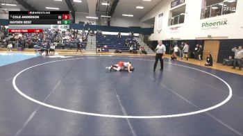 133 lbs Champ. Round 1 - Cole Anderson, Kings vs Hayden Best, Misericordia