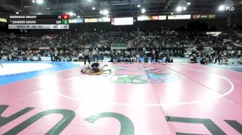 6A 144 lbs Champ. Round 1 - Zander Grow, Capital vs Brennan Smart, Centennial