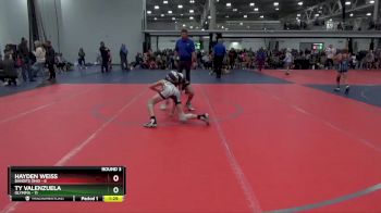 84 lbs Round 3 (4 Team) - Ty Valenzuela, Olympia vs Hayden Weiss, Bandits Ohio