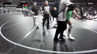 136 lbs Consi Of 16 #1 - Luke Broderick, Kittatinny vs Logan Walsh, American MMAW