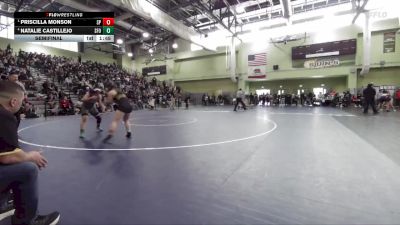 130 lbs Semifinal - Priscilla Monson, SAN PEDRO vs Natalie Castillejo, SAN FERNANDO