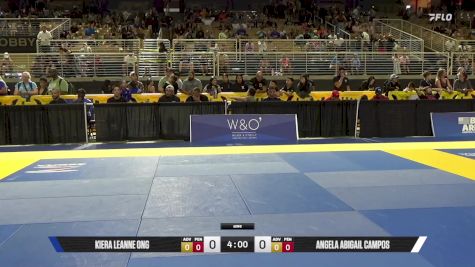 Angela Abigail Campos vs Kiera Leanne Ong 2025 Pan Kids Jiu-Jitsu IBJJF Championship