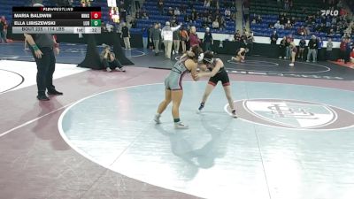 114 lbs Consolation - Maria Baldwin, Winchester vs Ella Libiszewski, Ludlow