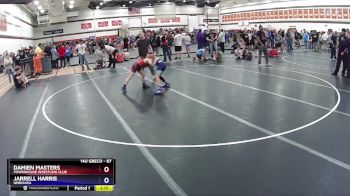 87 lbs 5th Place Match - Damien Masters, Powerhouse Wrestling Club vs Jarrell Harris, Nebraska