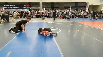 57 lbs Rr Rnd 1 - Jahson Ingrum, All I See Is Gold Academy Stripes - ESC vs Declan Anastasoff, Smitty's Barn Red - ESC