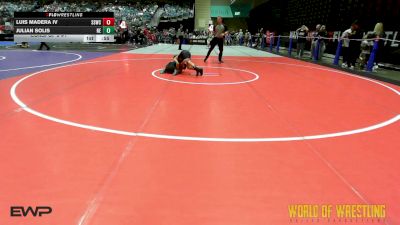 85 lbs Consi Of 8 #1 - Luis Madera IV, Southwest Stallions WC vs Julian Solis, Nevada Elite