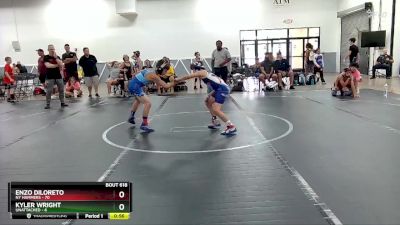 80 lbs Cons. Semi - Kyler Wright, Unattached vs Enzo Diloreto, NY Hammers