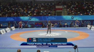 65 kg Qualif. - Kaige Brown, New Zealand vs Arman Musikyan, Armenia