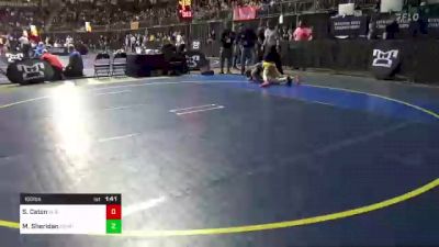 100 lbs Round Of 16 - Sam Caton, Slippery Rock vs Murphy Sheridan, Hempfield