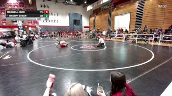 132 lbs Cons. Round 4 - Weston Green, Green River vs Maxwell Jirak, Star Valley