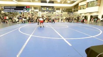 110 lbs Cons. Round 3 - Taranom Zakeri, Mountain Ridge vs Sabrina Felix, Mountain View