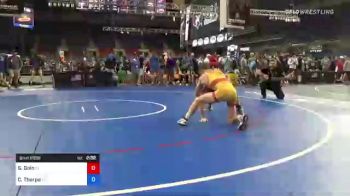 145 lbs Consi Of 32 #2 - Samuel Goin, Indiana vs Connor Thorpe, Wisconsin